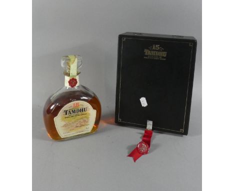 A Bottle of Tamdhu Single Malt Scotch Whisky, 15 Years Old, In Presentation Case, 75cl and 43% Vol 