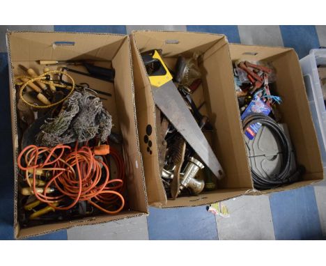 Three Boxes of Various Workshop Tools 