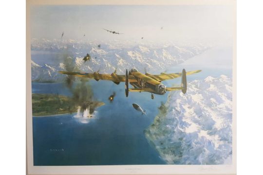 The Sinking Of The Tirpitz By Gerald Coulson Stunning Large