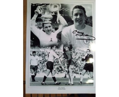 DAVE MACKAY: 16x12 inch photosigned by Tottenham Hotspur legend Dave Mackay  Good condition. All items come with a Certificat