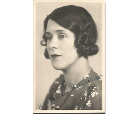 Kathleen Harrison signed 6 x 4 vintage photo.  English character actress Good condition. All items come with a Certificate of