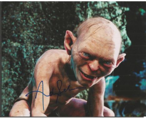 Andy Serkis signed colour 10x8 Lord of the Rings photo Good condition. All items come with a Certificate of Authenticity and 