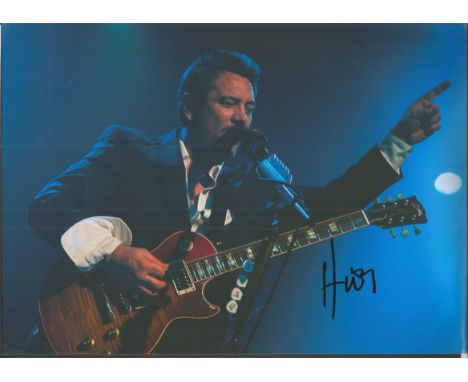 Huey Morgan from Fun Lovin Criminals signed 12x8 colour photo Good condition. All items come with a Certificate of Authentici