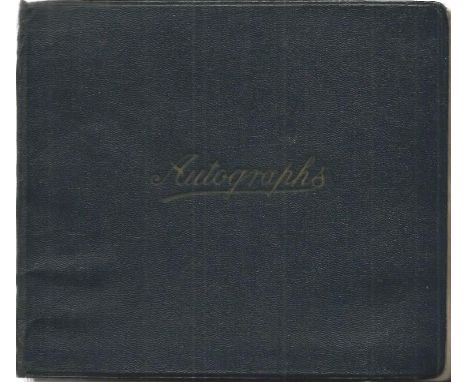 Vintage Autograph Album Collection. Pair of old autograph albums which combined, have around 35 signatures approx. A lot we h