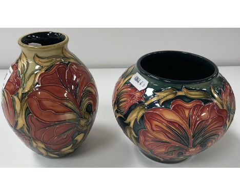 A Moorcroft "Spanish Centenary" pattern squat baluster shaped vase, date marked for "2012", bearing old price tag "£435", 10.