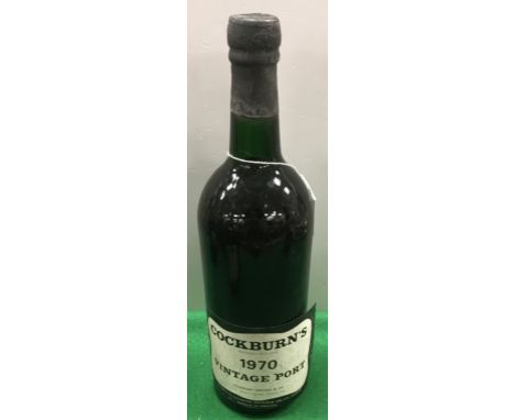 One bottle Cockburn's vintage port 1977