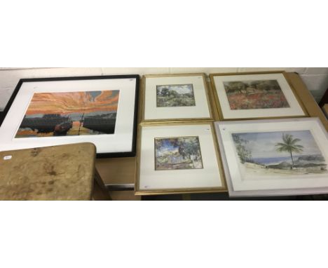 AFTER JOHN BIRD "Comfort Zone", limited edition colour print of boats in harbour, signed, titled and No'd. 10/25 to the lower