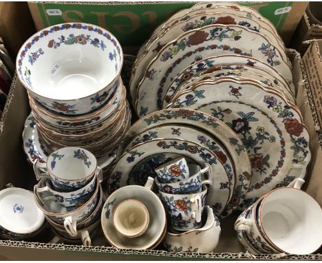A collection of Booth's "Pompadour" china wares, approx 90 pieces including cake plates, teapot, jugs, small plates, cups and