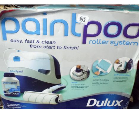 A paint pod roller system 