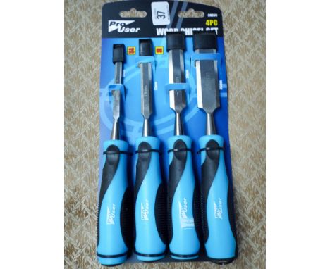 A new four piece wood chisel set