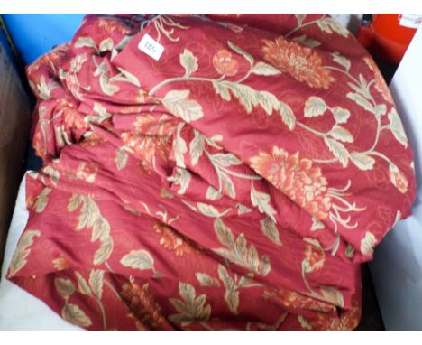 A quantity of good quality curtains 