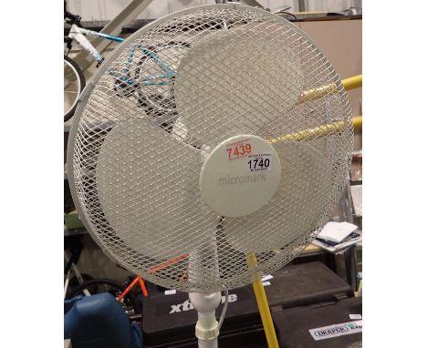 Micromark free standing electric fan. Not available for in-house P&P, contact Paul O'Hea at Mailboxes on 01925 659133Conditio