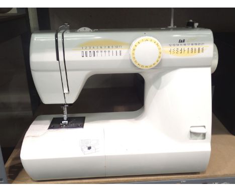 E &amp; R Classic sewing machine lacking power lead. Not available for in-house P&amp;P, contact Paul O'Hea at Mailboxes on 0