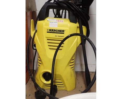 Karcher jet wash model K2 compact. Not available for in-house P&P, contact Paul O'Hea at Mailboxes on 01925 659133Condition R