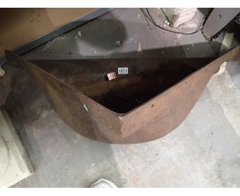 Vintage cast metal feeding trough. Not available for in-house P&amp;P, contact Paul O'Hea at Mailboxes on 01925 659133 
