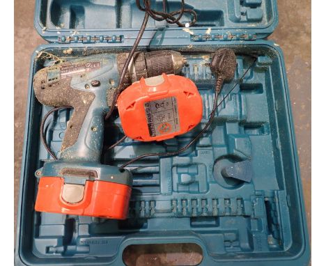 Makita 18v battery drill with two batteries and charger. Not available for in-house P&P, contact Paul O'Hea at Mailboxes on 0