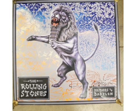 A Rolling Stones Bridges of Babylon poster 