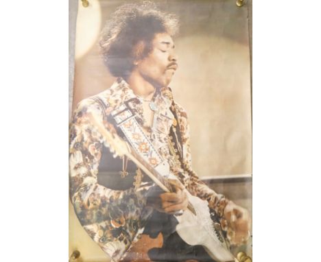 A Jimi Hendrix original 1970s poster 