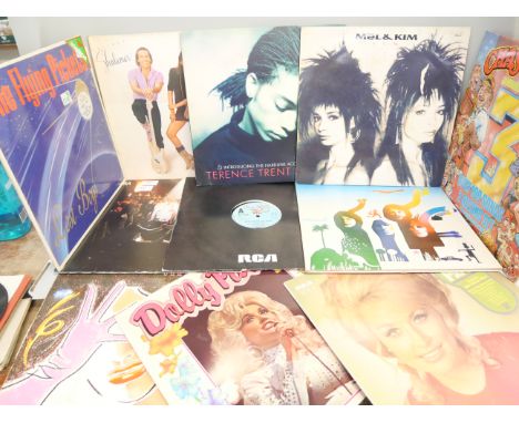Forty LP records and 20 7'' singles, ABBA, Michael Jackson, etc.