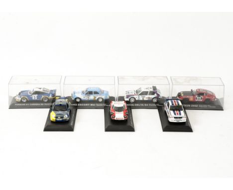 Competition Models, a collection of 1:43 scale vintage and modern vehicles  all in plastic cases, many with outer bubble pack