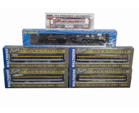 American HO Gauge Trains by Bachmann and Others, a Bachmann DCC-fitted 2-8-4 locomotive and tender as Nickel Plate Road no 75