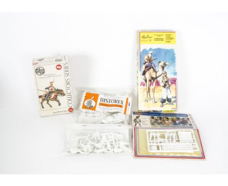 Historex Military Figures and Others, seventy factory sealed packets of plastic kit Napoleonic soldiers and horse (10 packs m