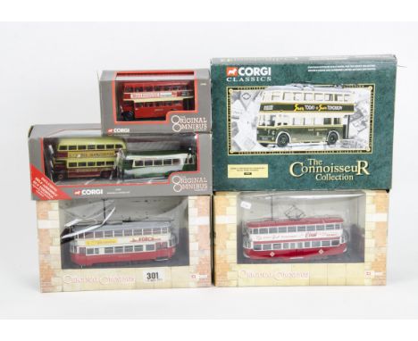 Original Omnibus and Other Buses and Coaches, a boxed collection of vintage and modern vehicles including 1:76 scale examples