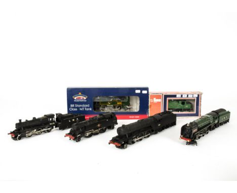 Various 00 Gauge RTR and Kitbuilt Locomotives, Hornby R857 part repainted BR black Ivatt renumbered 6451 and tender altered t