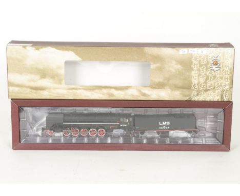 Bachmann Chinese Railways H0 Gauge Locomotive, CT00404 QJ 2-10-2 Steam Locomotive and Tender with LMS replacing crest on Tend