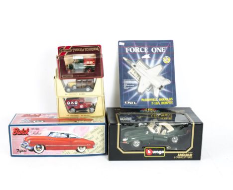 Modern Diecast Vehicles, a boxed collection of mostly vintage private and commercial vehicles, including Models of Yesteryear