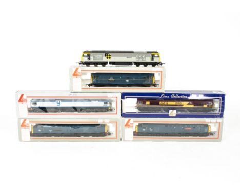 Lima 00 Gauge Diesel Locomotives, BR blue Class 40  40126 named 'Exquisite' and 40063 named 'New Zealand', blue Class 31  313