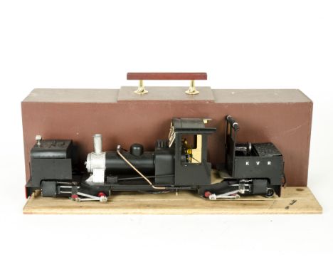 A battery operated G Scale Narrow Gauge 2-4-4-2 Garrett Style Scratch Built Steam Locomotive, constructed mainly in plastic t