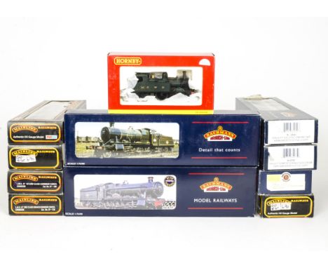 Bachmann Hornby and Mainline OO Gauge GWR Trains, comprising Bachmann 43xx 2-6-0 no 4377 in BR lined green and 4-6-0 no 4983 