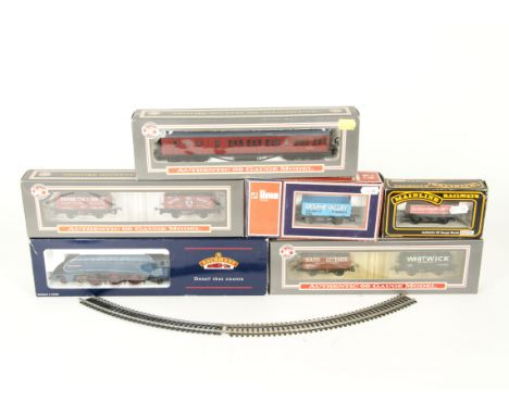 A Bachmann OO Gauge A4 Class Locomotive and Assorted Earlier-Production Private Owner Wagons and Other Rolling Stock, the loc