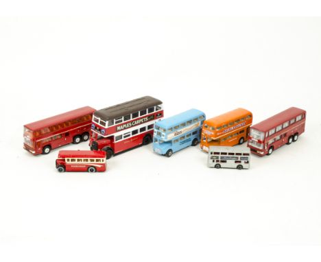 Modern Diecast and Other Buses, an unboxed/playworn/repainted collection of mainly double decker buses, including boxed Lledo