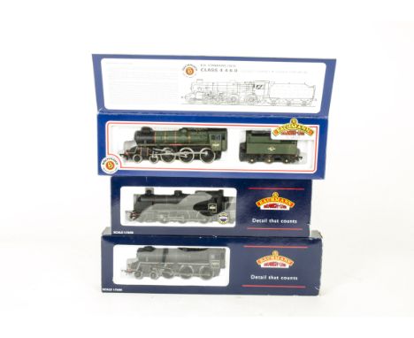 Bachmann 00 Gauge BR Tender Locomotives, 32-151 lined black N Class 31860, 31-106 green Standard Class 4 75029 'The Green Kni