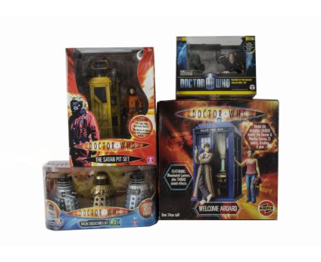 Dr Who Toys and Collectibles, a boxed group including  Airfix A50006 Welcome Aboard kit including Tardis and figures, (appear