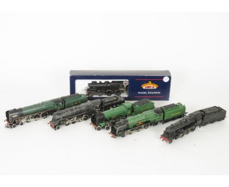 Various Kitbuilt and altered 00 Gauge Locomotives, Hornby Britannia number amended to 7000 and LMS on motorised Tender, Hornb