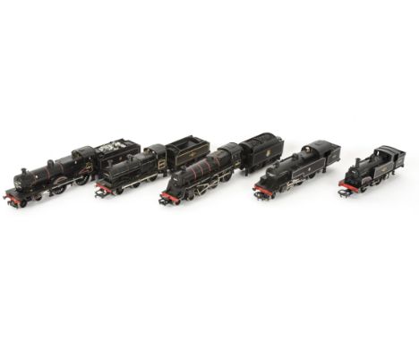 Hornby and Other OO Gauge BR Black Locomotives and Tenders, Hornby 'Compound' no 41157, 2-6-4T no 42363 and M7 0-4-4T no 3002
