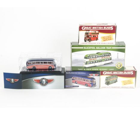 Atlas Editions Buses and Coaches, a boxed collection of 1:76 scale vintage vehicles, some factory sealed, comprising Great Br