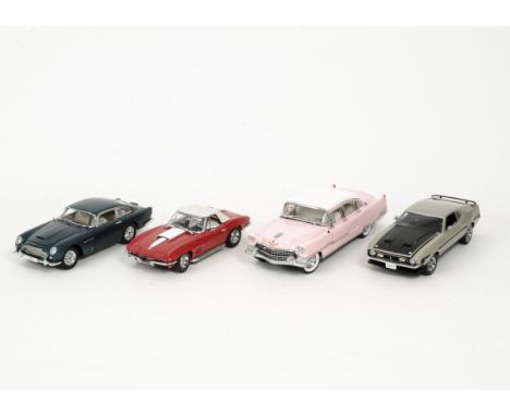 Larger Scale Models by Franklin Mint and Others, an unboxed collection of 1:18 and smaller scale models comprising, Franklin 