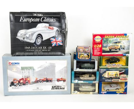 Modern Diecast Vehicles and a Kit, a boxed group including Corgi Heavy Haulage 1:50 scale 31009 Wynn's Diamond T Ballast &amp