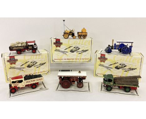 6 boxed Matchbox Collectibles models from The Steam Powered Vehicles Collection, all with CoA's. Comprising: Stephenson's Roc
