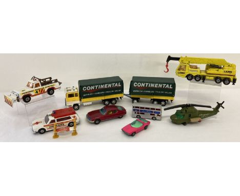 A collection of Matchbox Superkings, Speedkings &amp; Battle Kings diecast vehicles. To include: K-21 Ford N Series Transcont