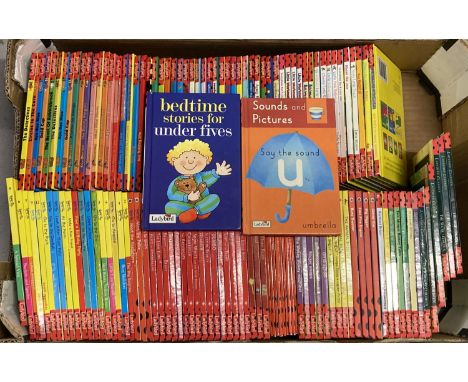 A box containing approx. 135 Children's Ladybird books from 1990's - 2000's. To include: Walt Disney, Topsey &amp; Tim, Koala