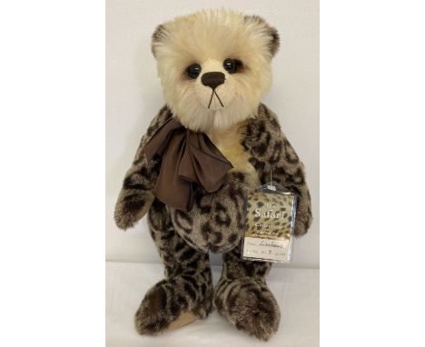 Vintage The Cotswold Bear Co. "Lionheart" from The Safari Collection, No 9/100. Complete with original dust bag and swing lab