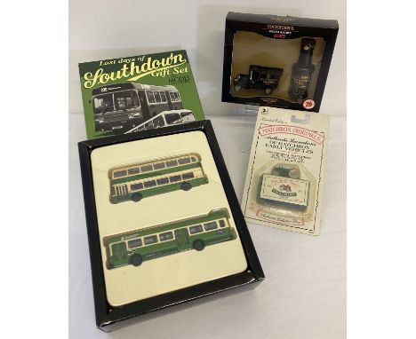 3 assorted boxed diecast vehicle sets from Matchbox, Lledo and Exclusive First Editions. Comprising: sealed blister packed Ma