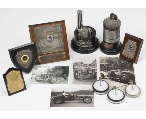 * Norman Hillwood Motoring Archive. An archive of motoring photographs, trophies, timekeeper stopwatches, car badges and rela