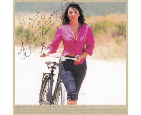 Martine McCutcheon Actress and Singer Signed CD Insert. Good Condition. All autographs come with a Certificate of Authenticit