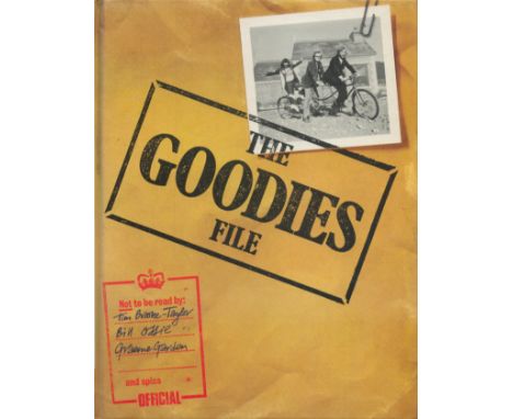 Bill Oddie and Graeme Garden signed hardback book tiled The Goodies File, Signatures on the first inside page, dedicated. Goo
